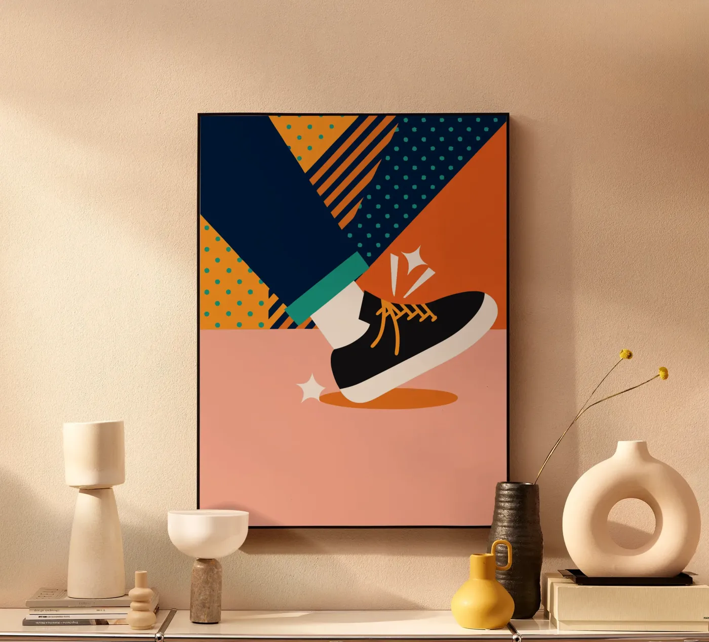 Shoe acryl van LOOK DIFFERENT