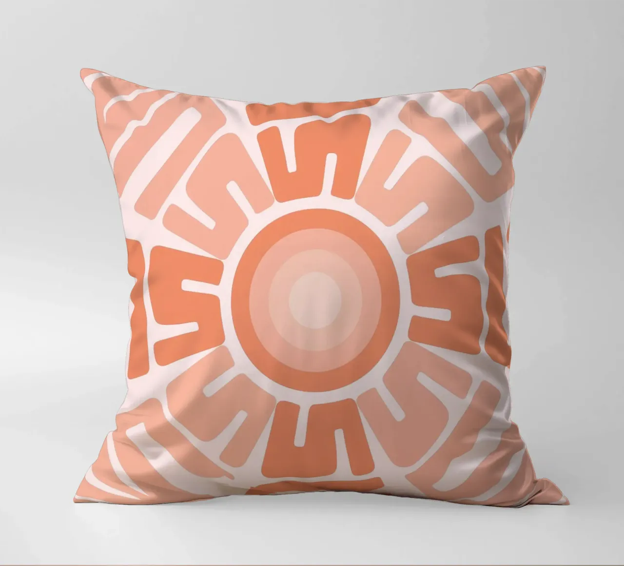 SUN Text Art Sun Print | Diseño gráfico estético cojín de NorwesClub