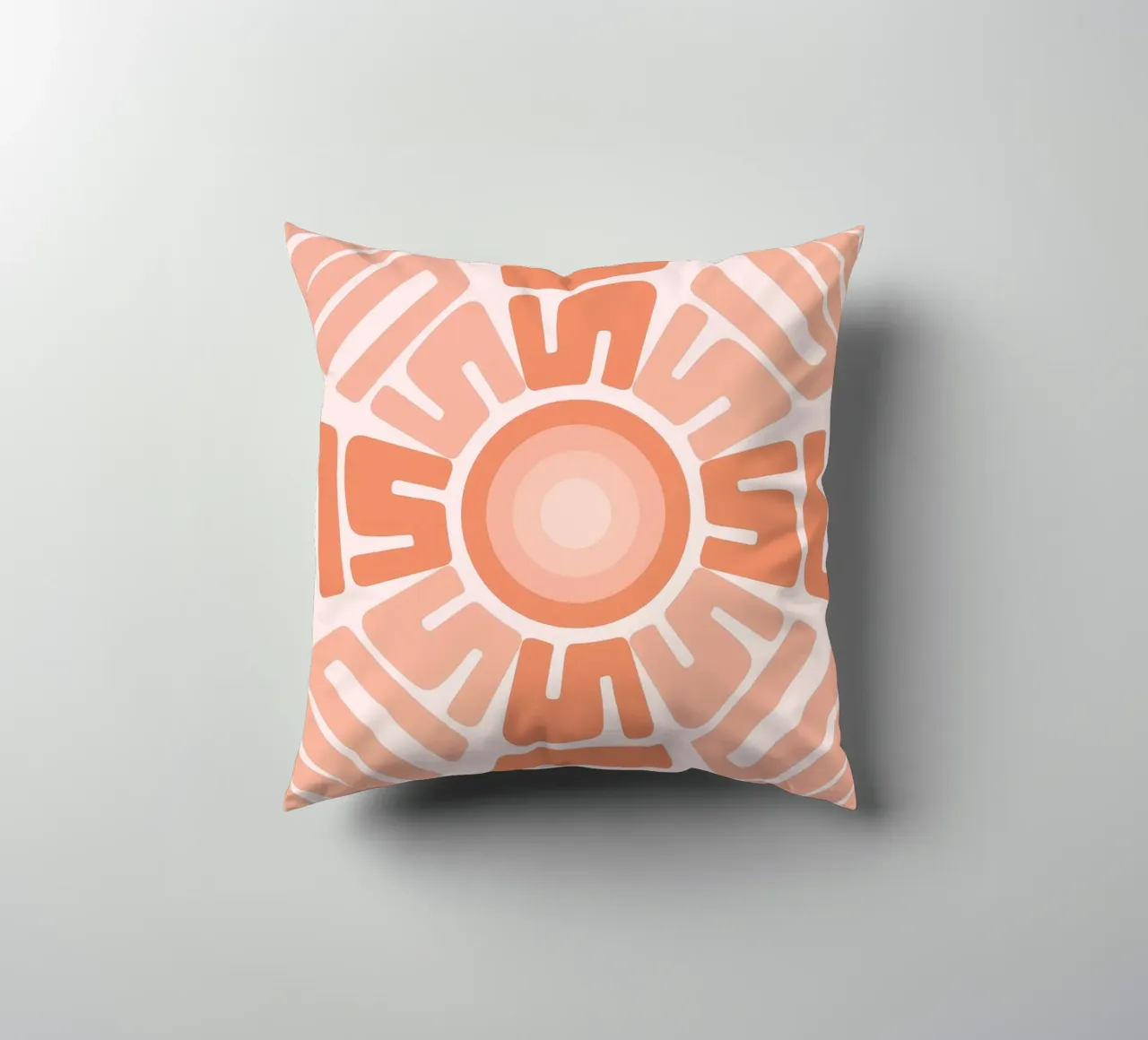 SUN Text Art Sun Print | Design grafico estetico cuscino da NorwesClub
