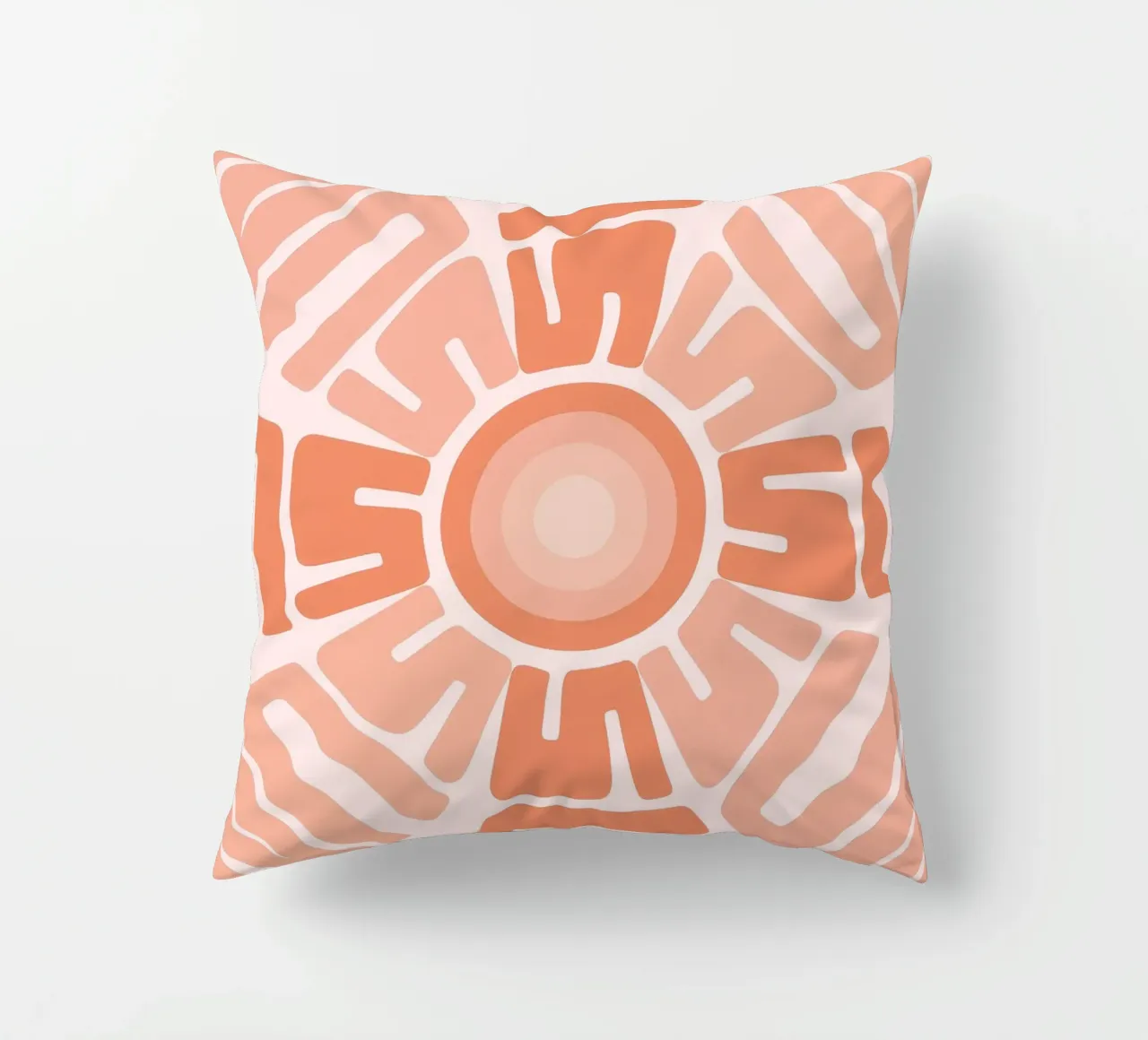 SUN Text Art Sun Print | Design grafico estetico cuscino da NorwesClub