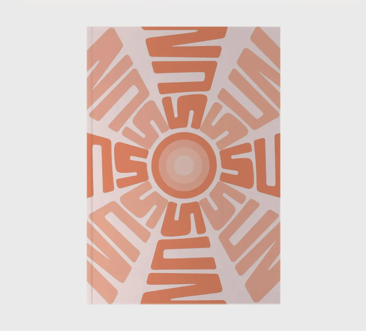 SUN Text Art Sun Print | Design grafico estetico diario da NorwesClub