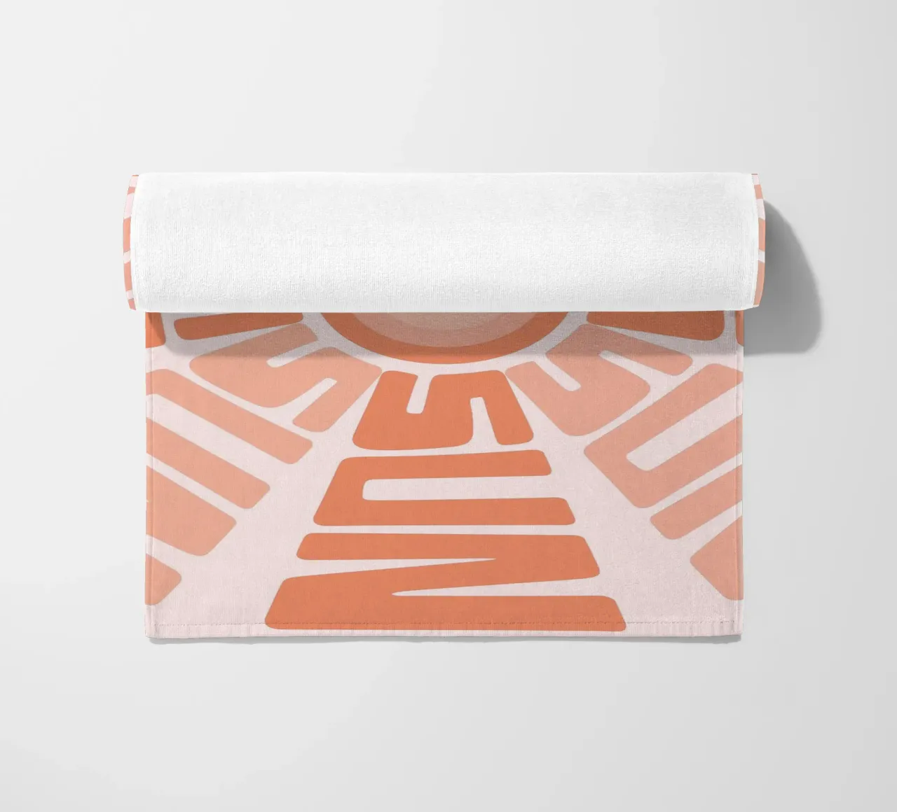 SUN Text Art Sun Print | Design grafico estetico telo mare da NorwesClub