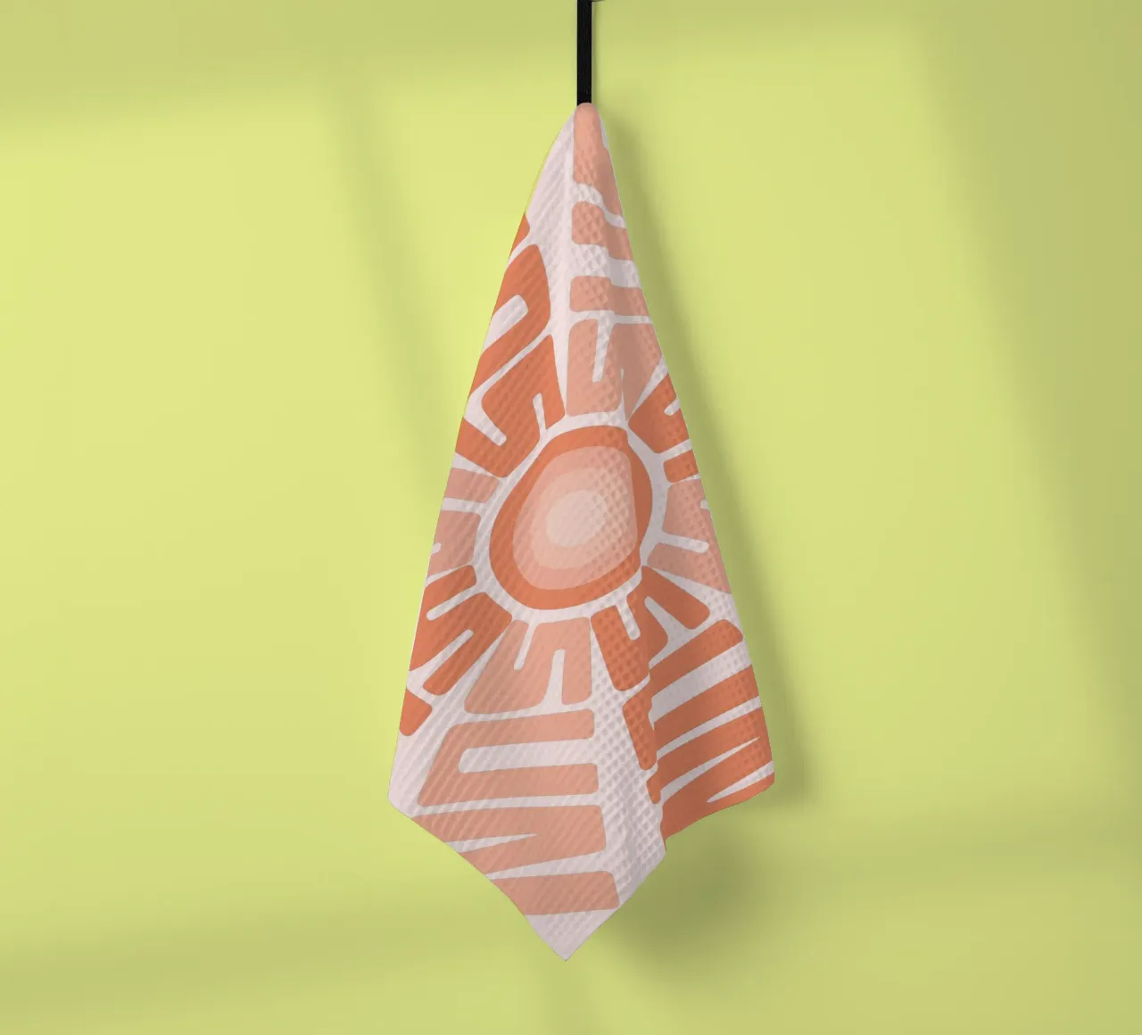 SUN Text Art Sun Print | Design grafico estetico canovaccio da cucina da NorwesClub