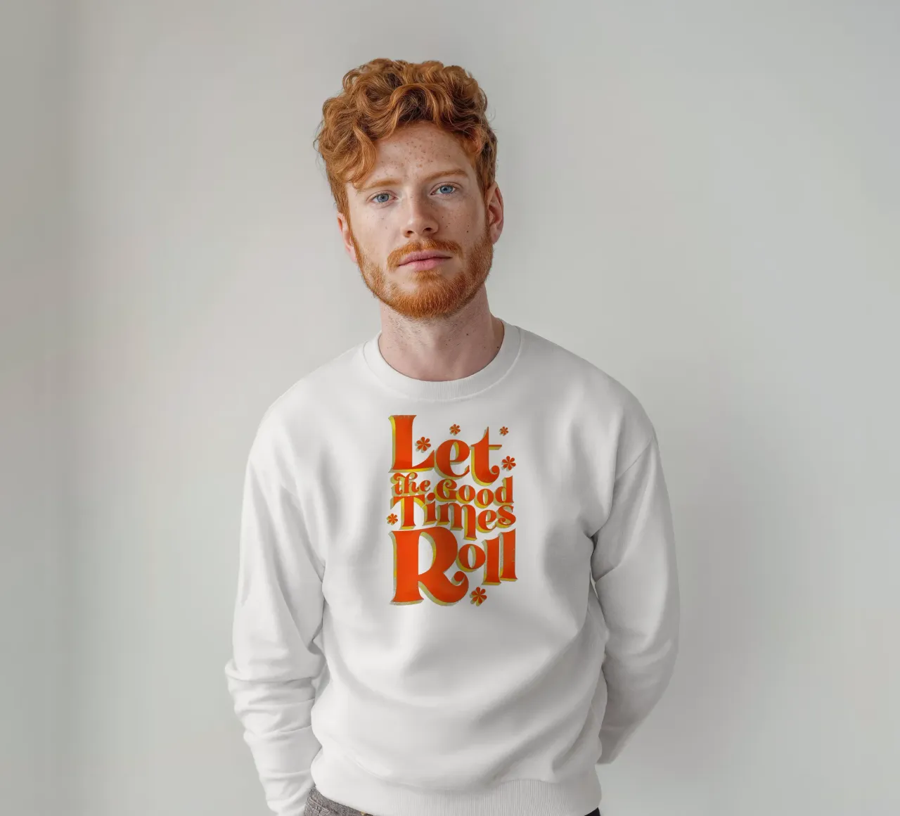 Let the Good Times Roll - Stampa di una citazione retrò felpa da showmemars