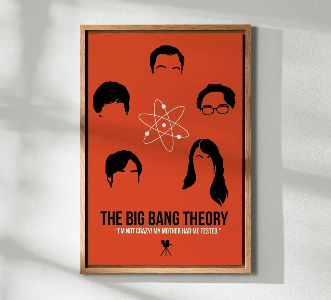 The Big Bang Theory tela con Cornice a cassetta da Naxart