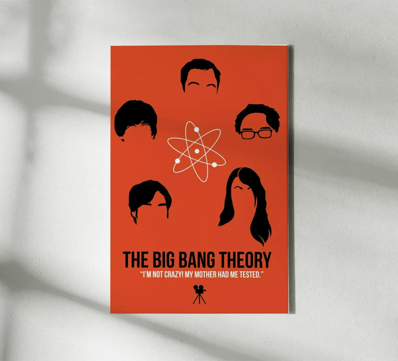 The Big Bang Theory tela con Cornice a cassetta da Naxart