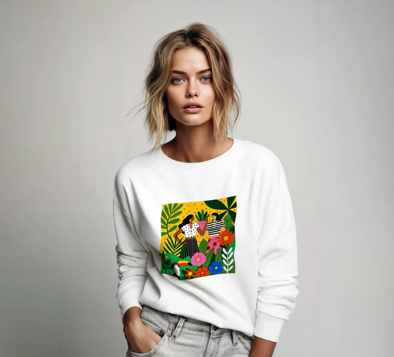 Armonia botanica felpa da Murni Strokes