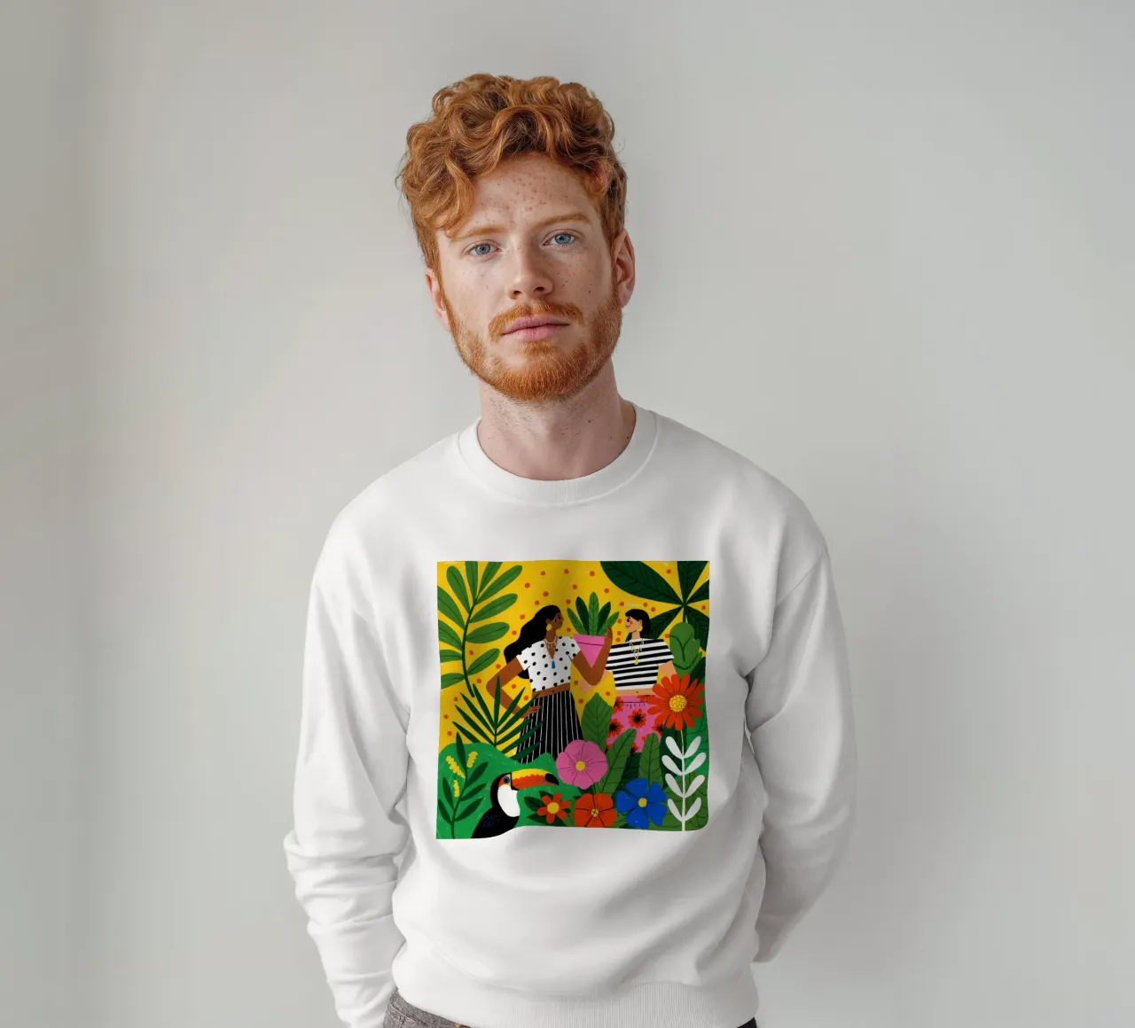 Armonia botanica felpa da Murni Strokes