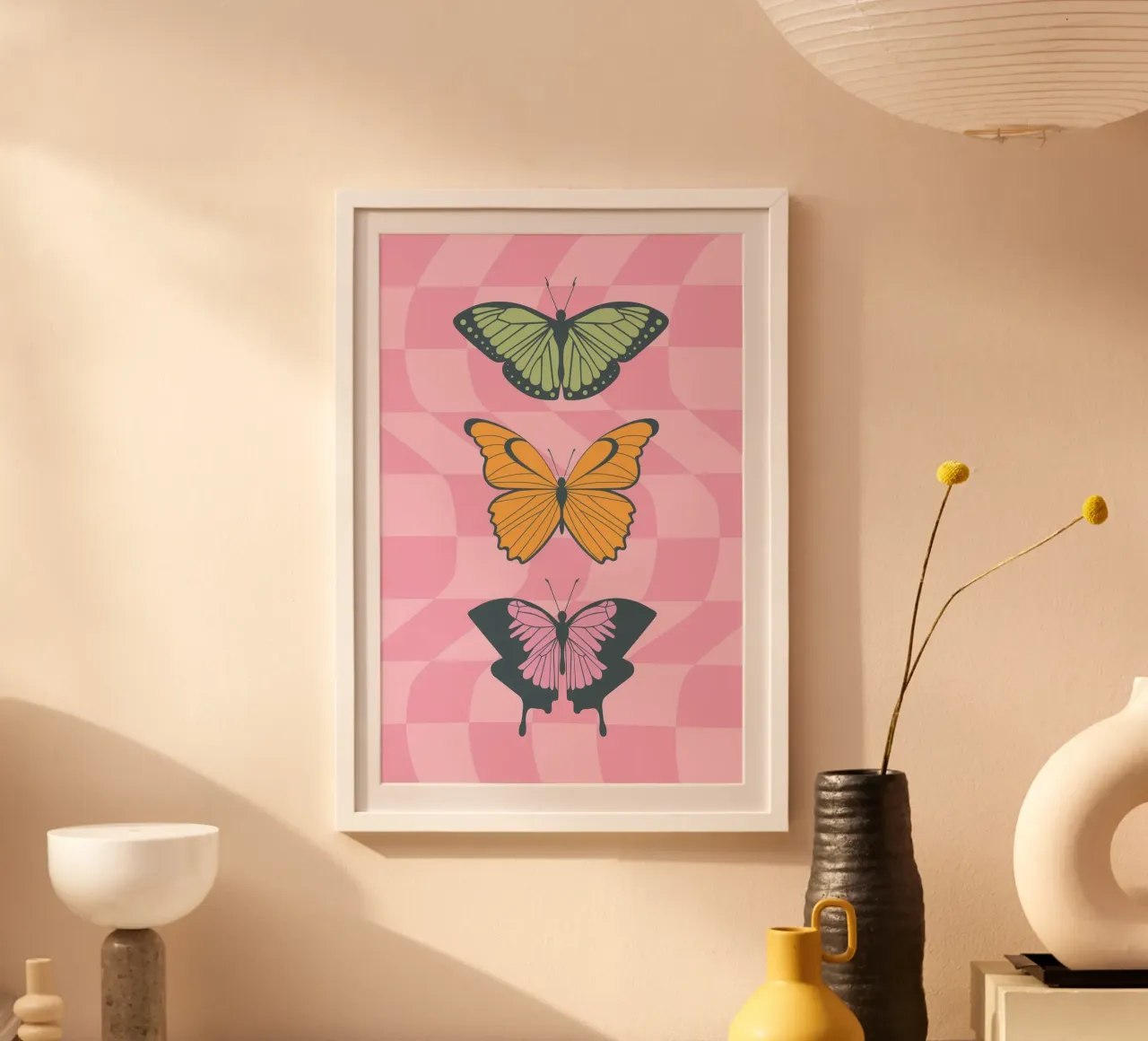 Farfalle estetiche stampate | Modello grafico d'arte carta hahnemühle da NorwesClub
