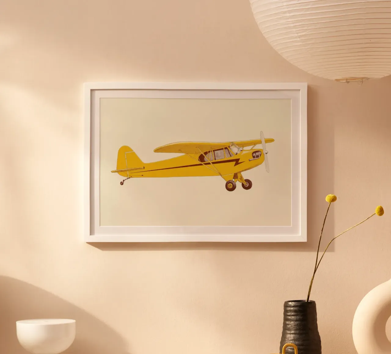 Piper Club poster con telaio in alluminio da Florent Bodart