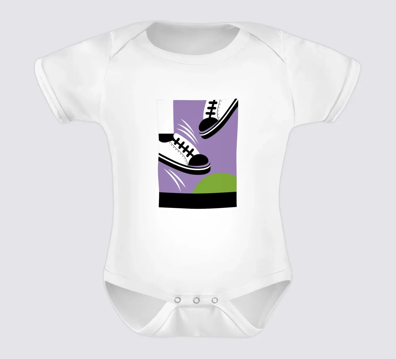 Scarpa body neonato maniche corte da LOOK DIFFERENT