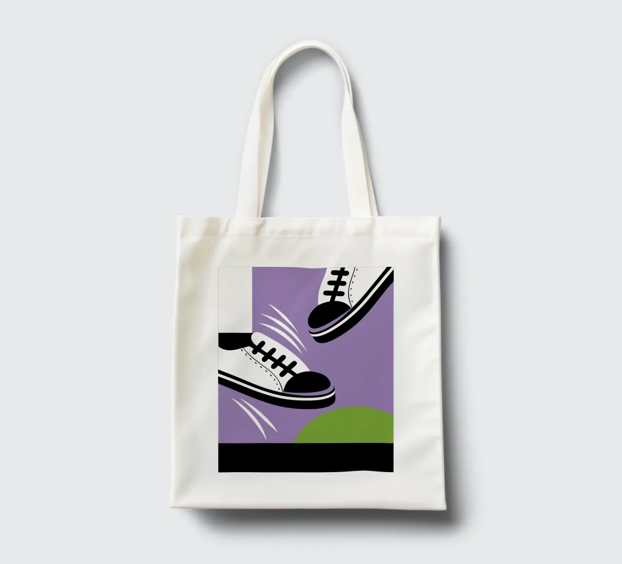Scarpa borsa in juta da LOOK DIFFERENT