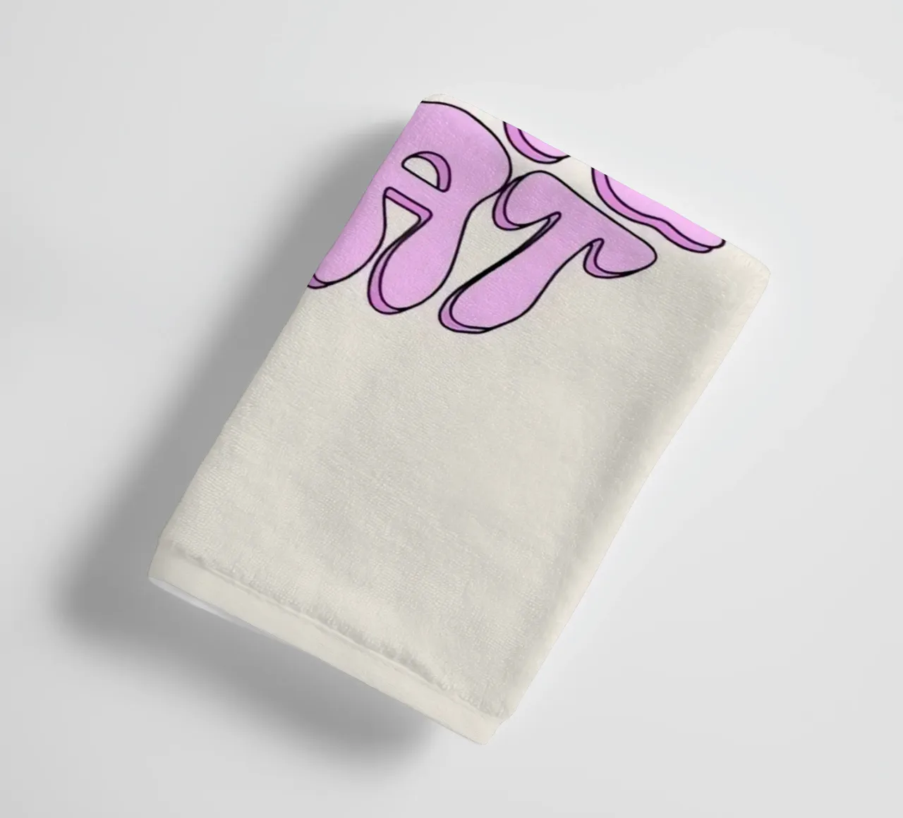 You're Doing Great Print | Pink Aesthetic Art towel by NorwesClub