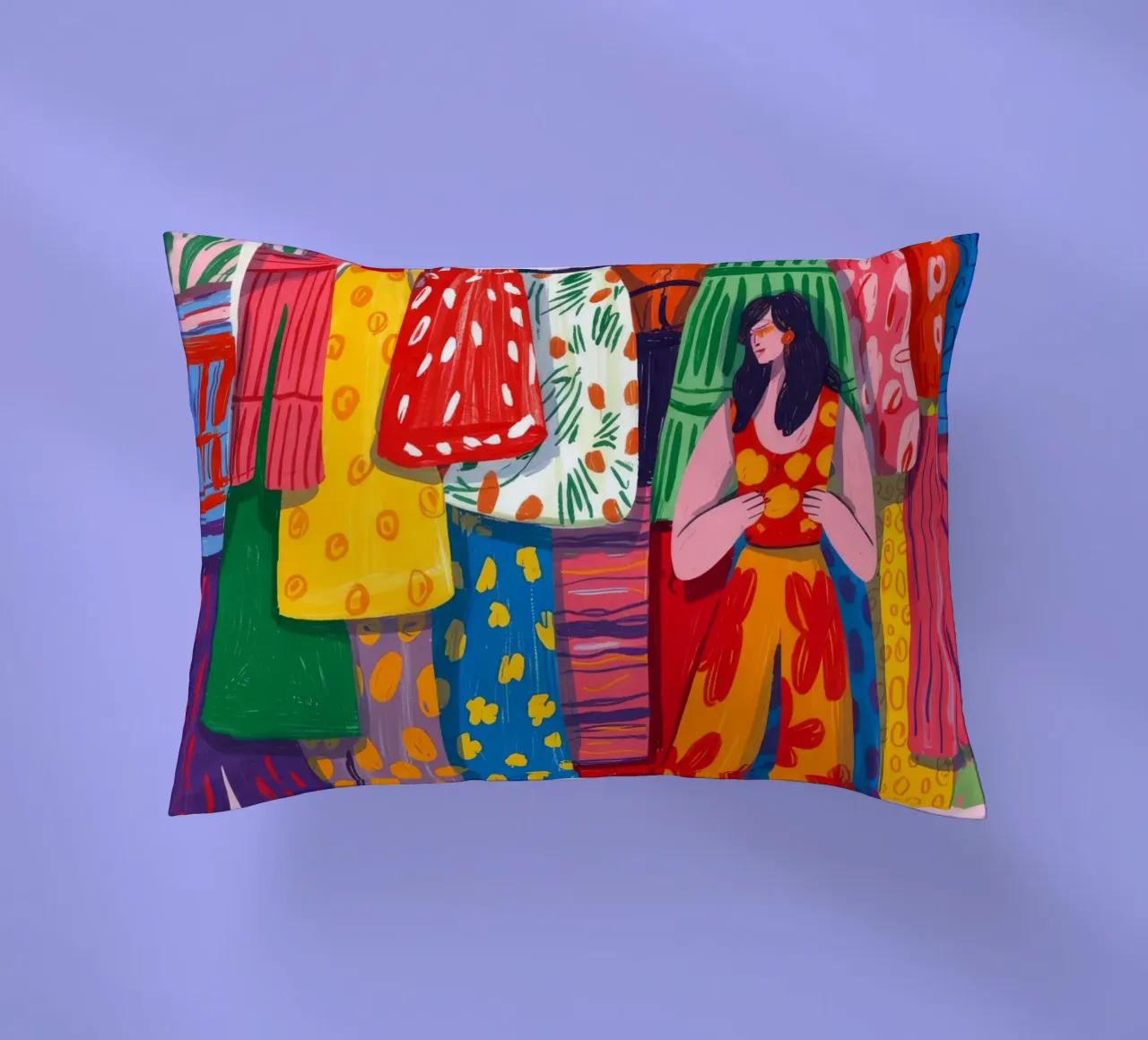 Beatitudine tropicale cuscino da Murni Strokes
