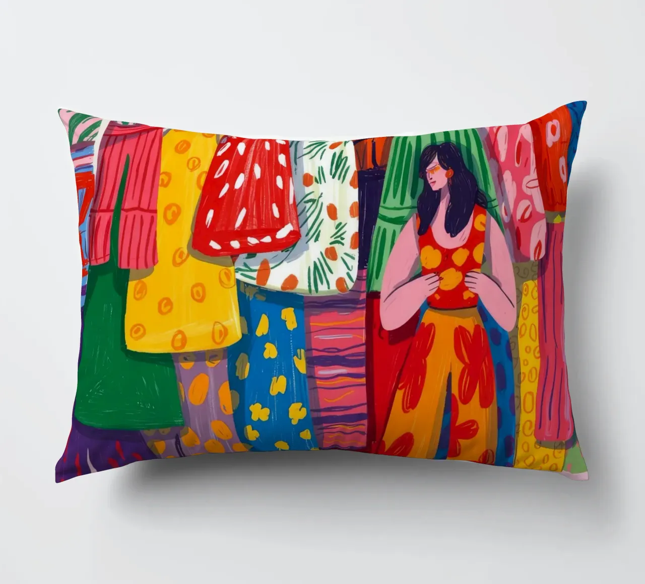 Beatitudine tropicale cuscino da Murni Strokes
