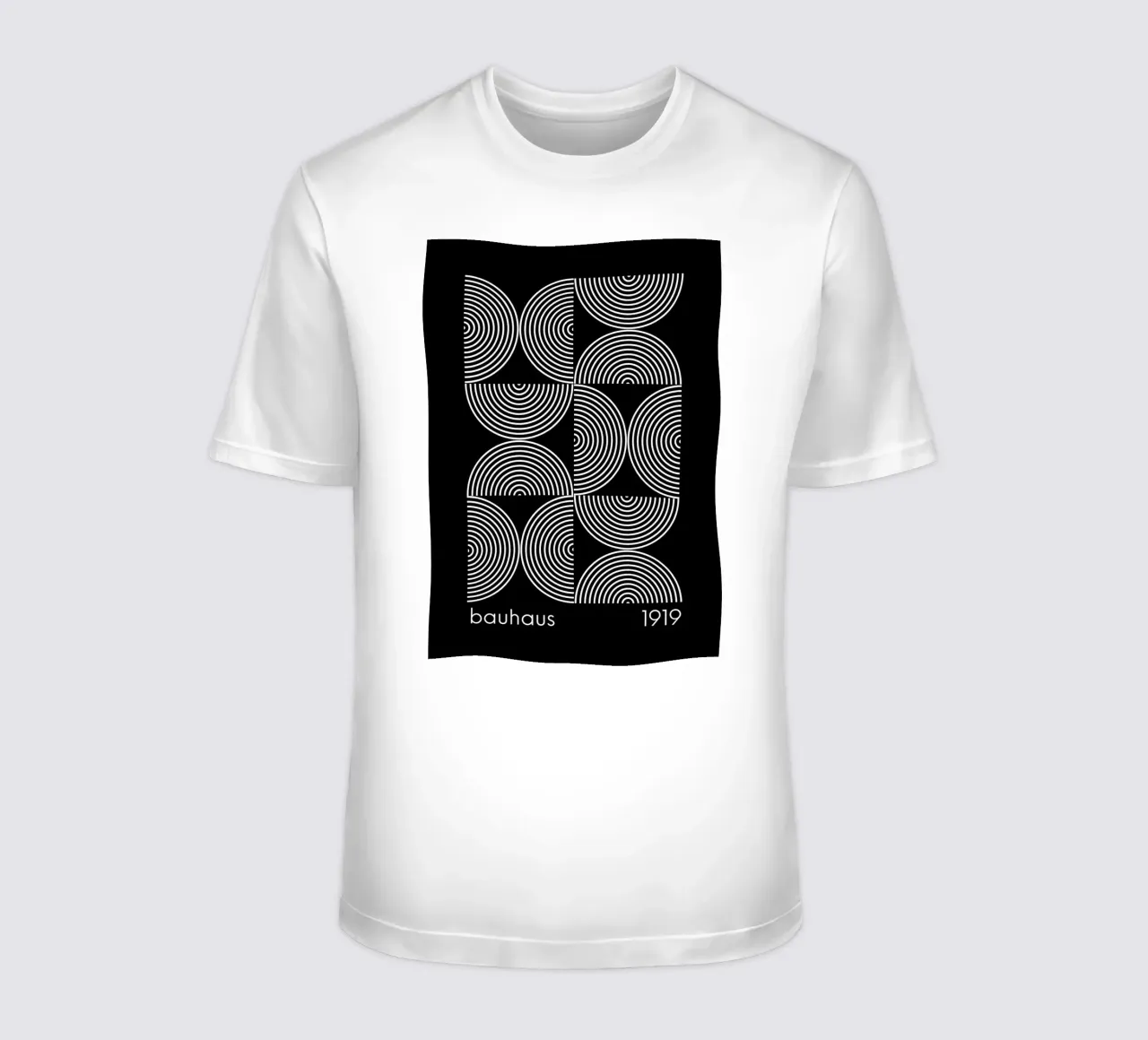Bauhaus Geometrischer Druck | Ikonisches abstraktes Design T-Shirt von NorwesClub