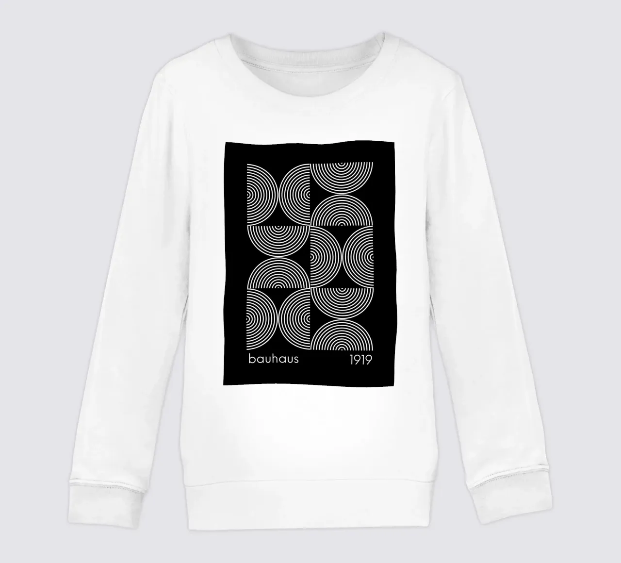 Stampa geometrica Bauhaus | Iconico design astratto felpa bambino da NorwesClub