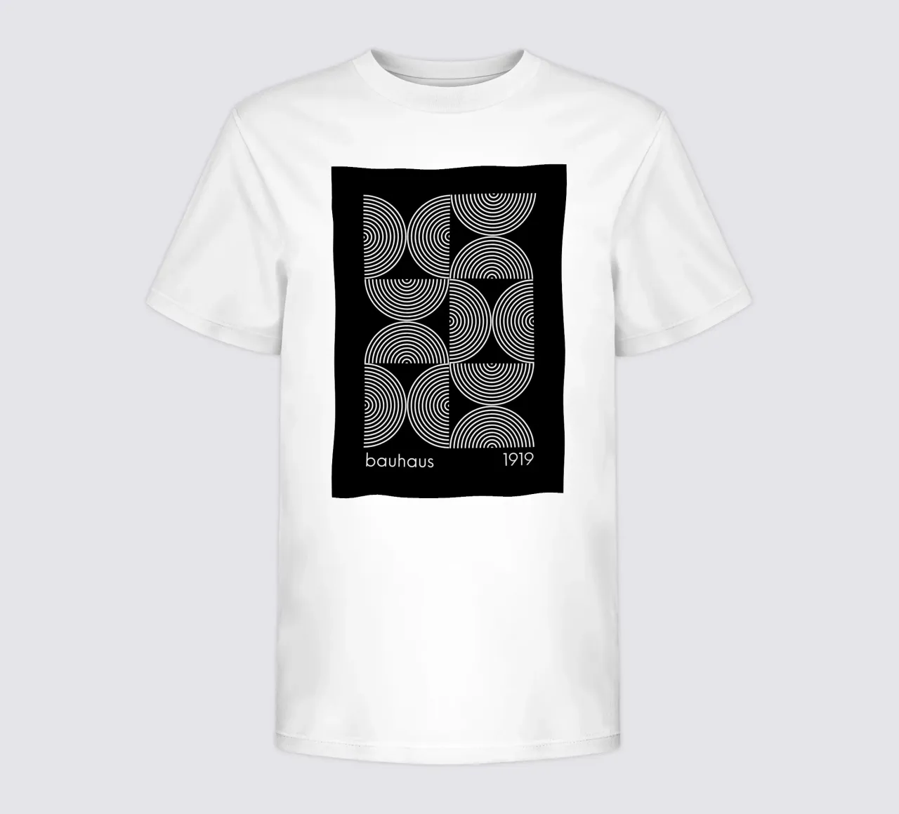 Bauhaus Geometrische Print | Iconisch Abstract Ontwerp kinder t-shirt van NorwesClub