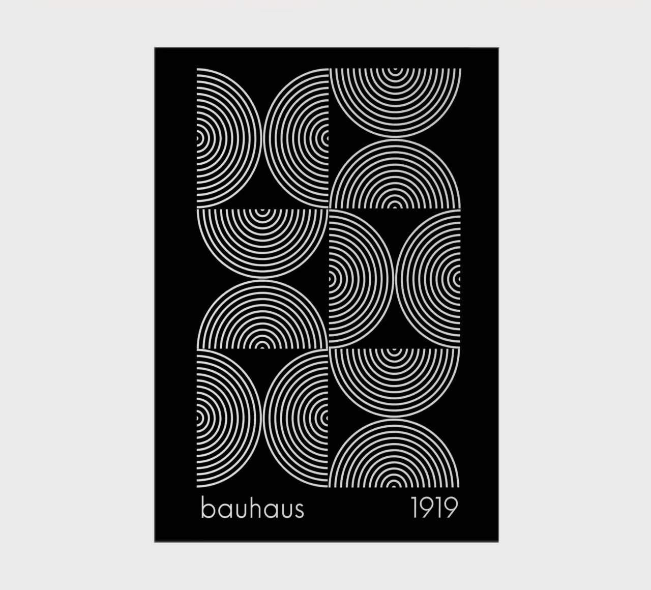 Bauhaus Geometric Print | Iconic Abstract Design notebook by NorwesClub