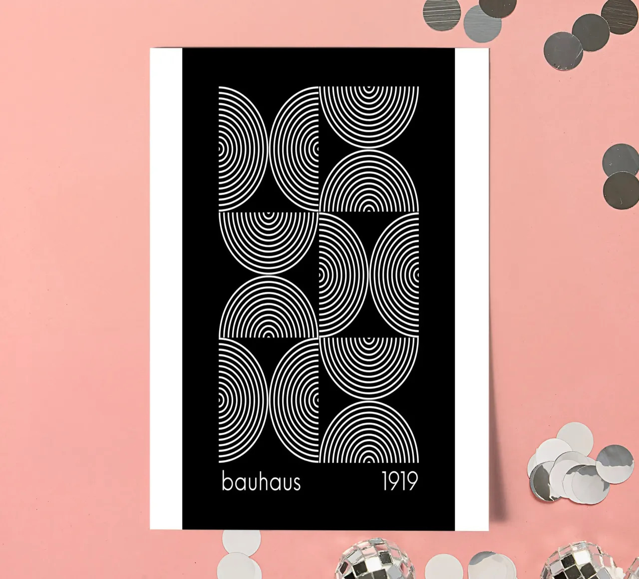 Bauhaus Geometrischer Druck | Ikonisches abstraktes Design Stickerbogen von NorwesClub