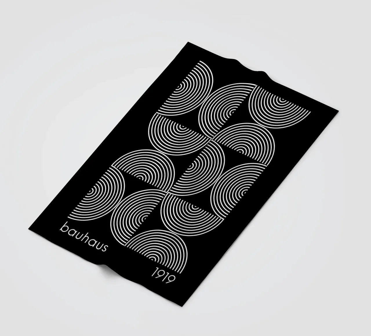 Bauhaus Geometrische Print | Iconisch Abstract Ontwerp fleecedeken van NorwesClub