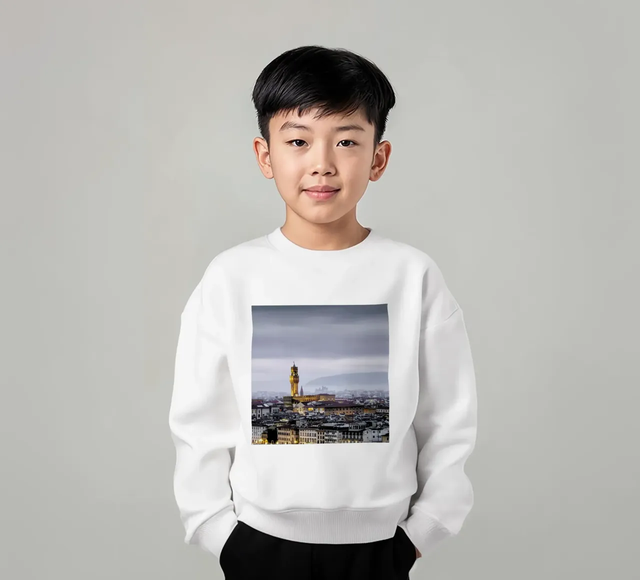 Firenze Study 3   Palazzo Vecchio - Florenz 2019 kids sweatshirt by Håggard Photography | Ronny Behnert