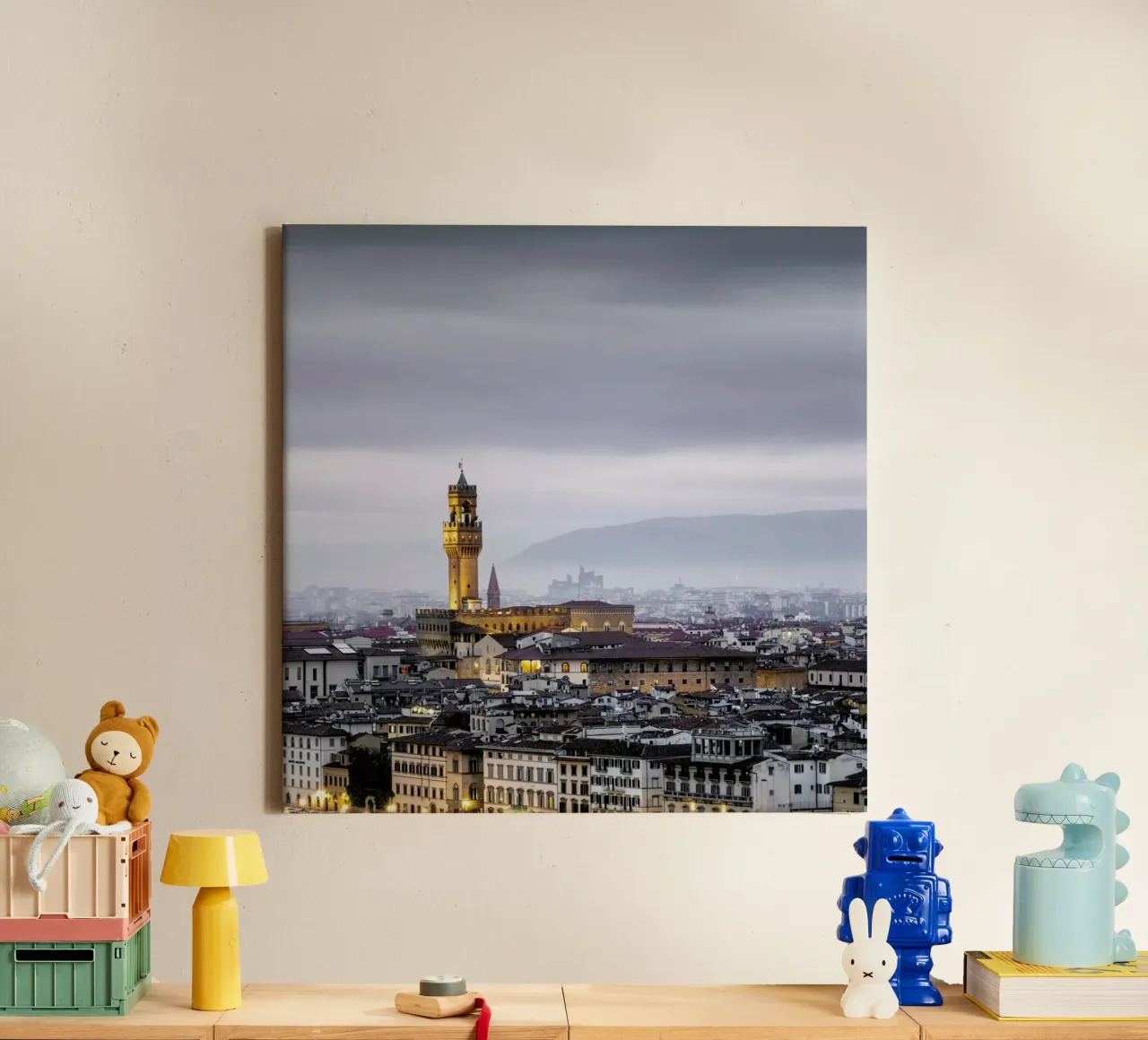 Firenze Study 3   Palazzo Vecchio - Florenz 2019 canvas by Håggard Photography | Ronny Behnert