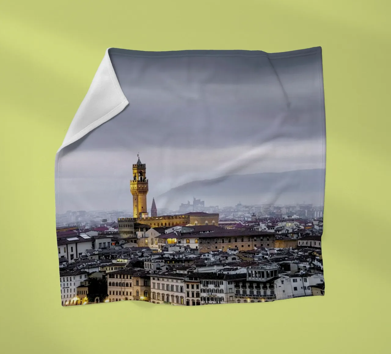 Firenze Study 3   Palazzo Vecchio - Florenz 2019 fleecedeken van Håggard Photography | Ronny Behnert
