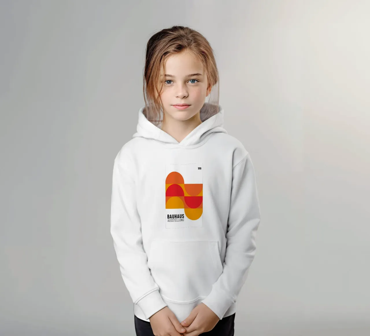 Bauhaus Geometric Abstract | Iconic Modern Design sweat à capuche enfant de NorwesClub