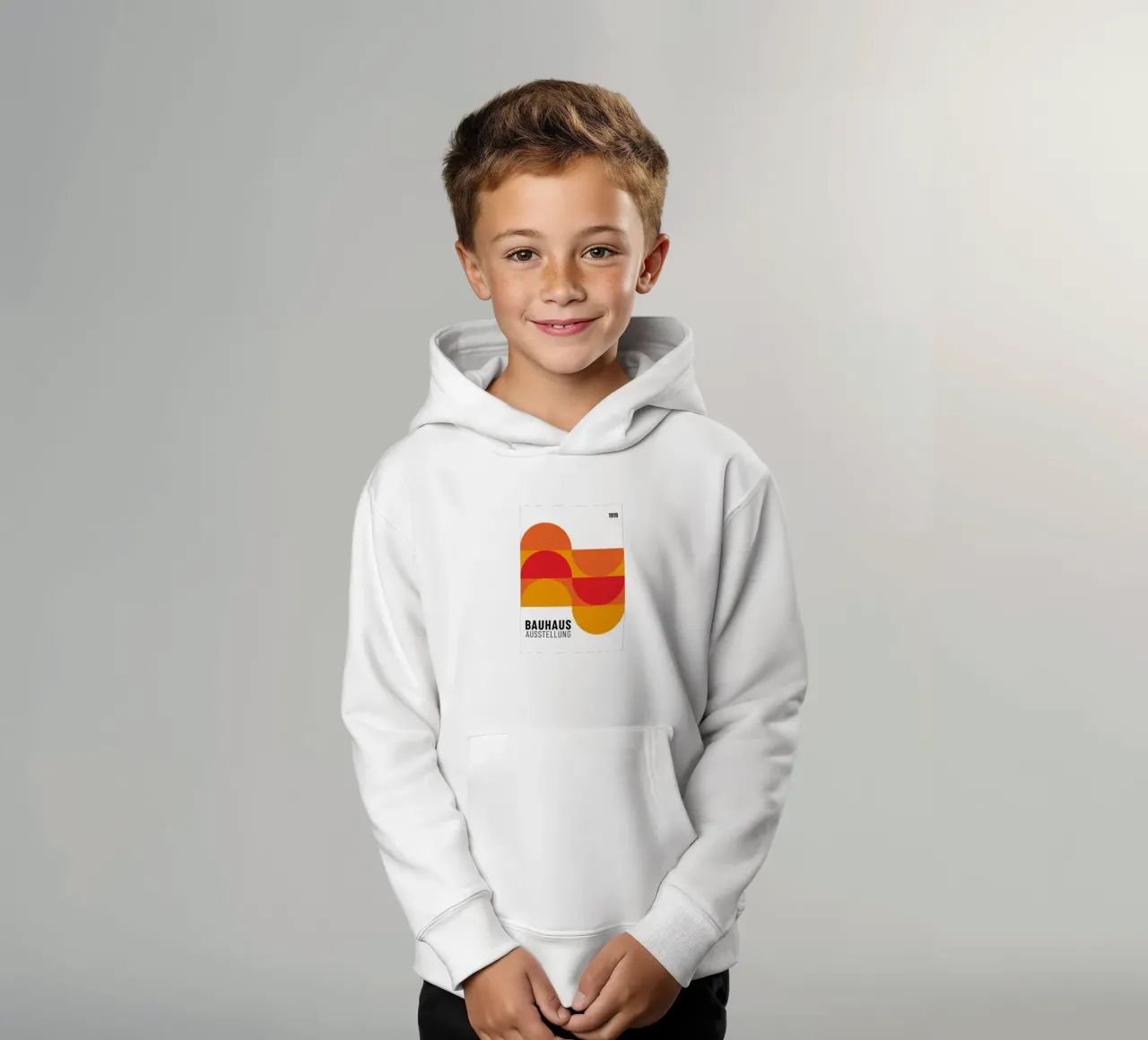 Bauhaus Geometric Abstract | Iconic Modern Design sweat à capuche enfant de NorwesClub