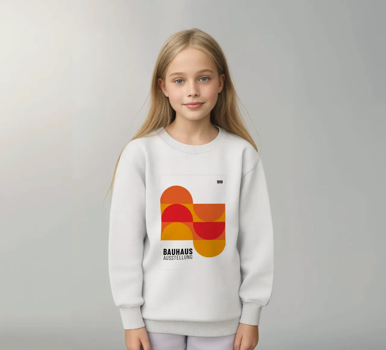 Bauhaus Geometrico Astratto | Iconico Design Moderno felpa bambino da NorwesClub