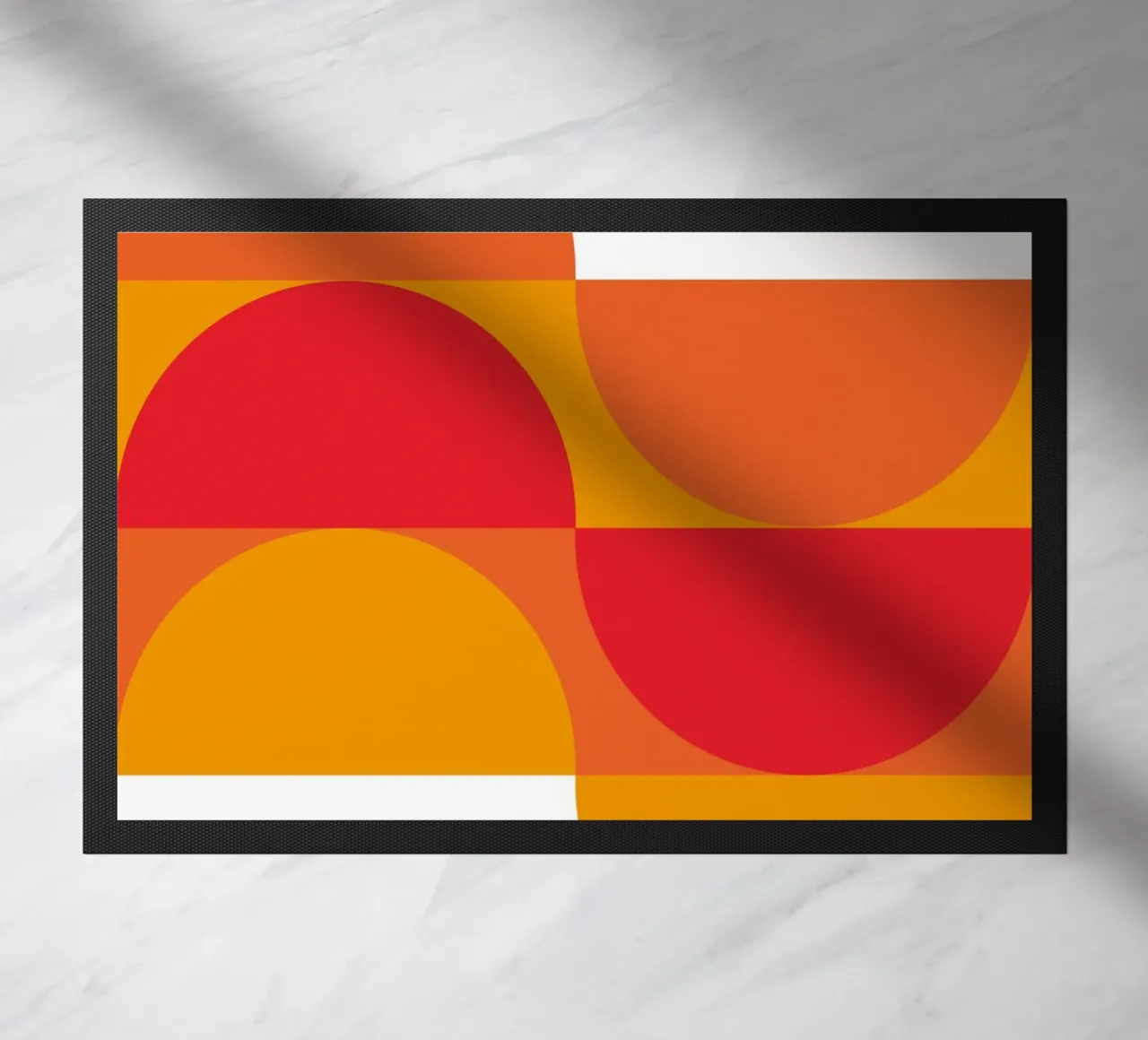 Bauhaus Geometrico Astratto | Iconico Design Moderno zerbino da NorwesClub