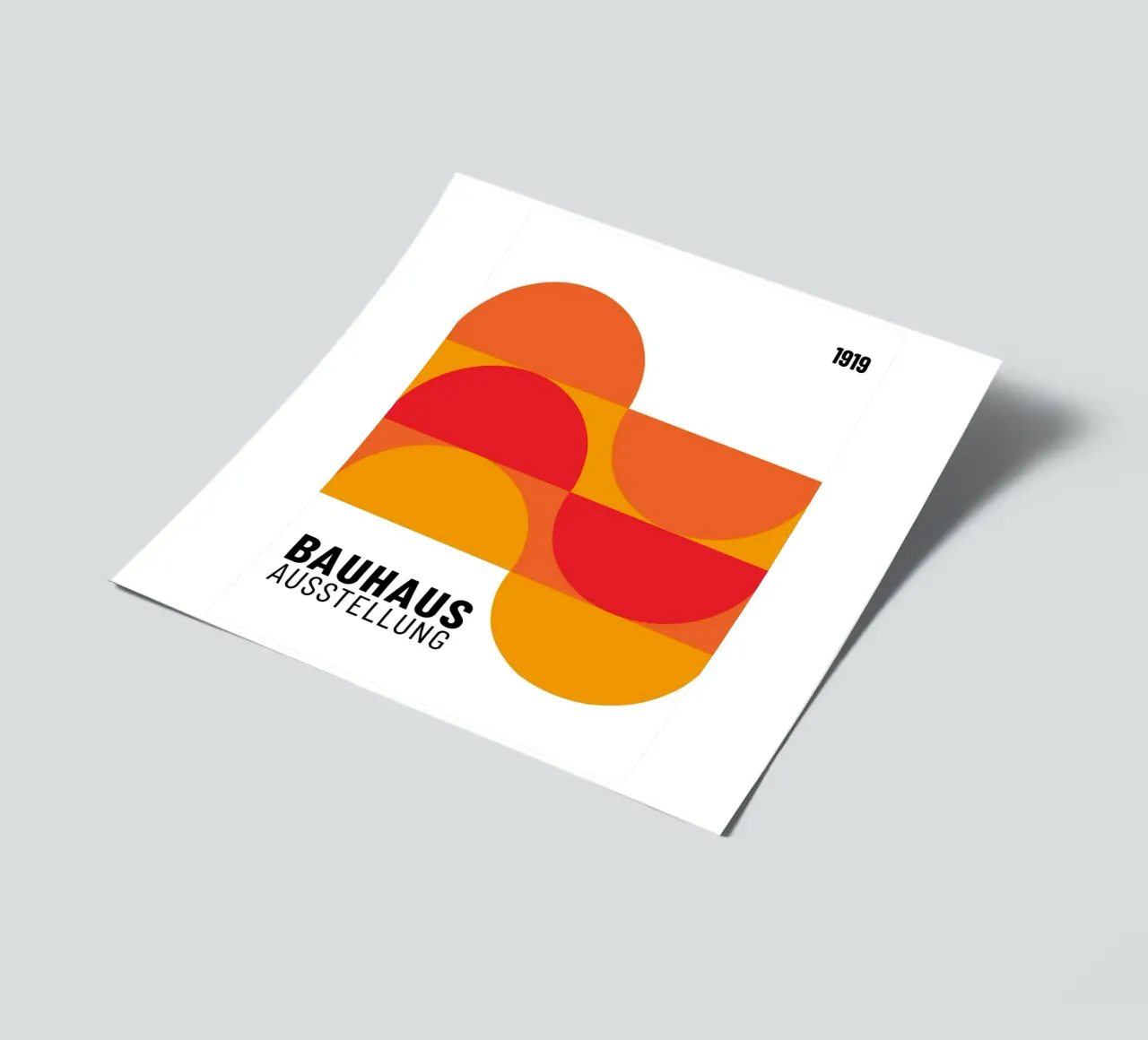 Bauhaus Geometric Abstract | Iconic Modern Design sticker sheet by NorwesClub