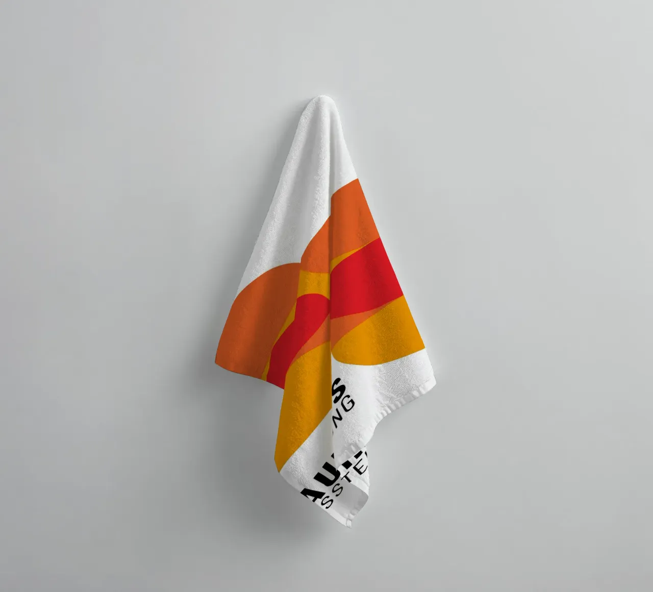 Bauhaus Geometrisch Abstract | Iconisch Modern Ontwerp badhanddoek van NorwesClub
