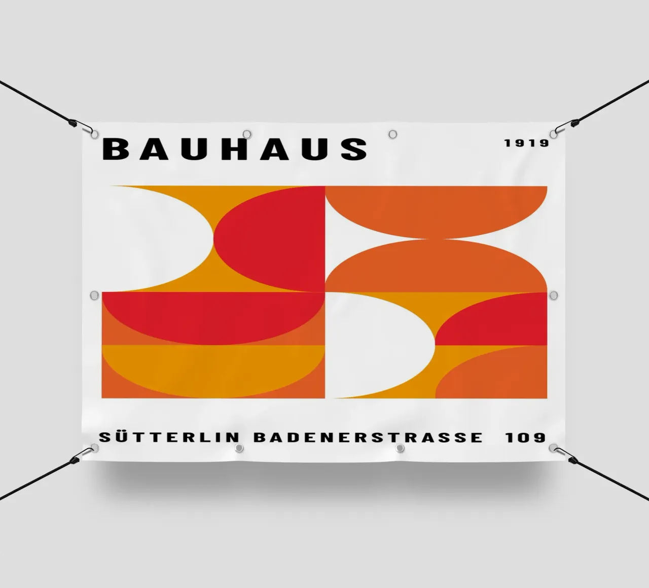 Bauhaus Geometric Print | Vibrant Abstract Design pvc cover by NorwesClub
