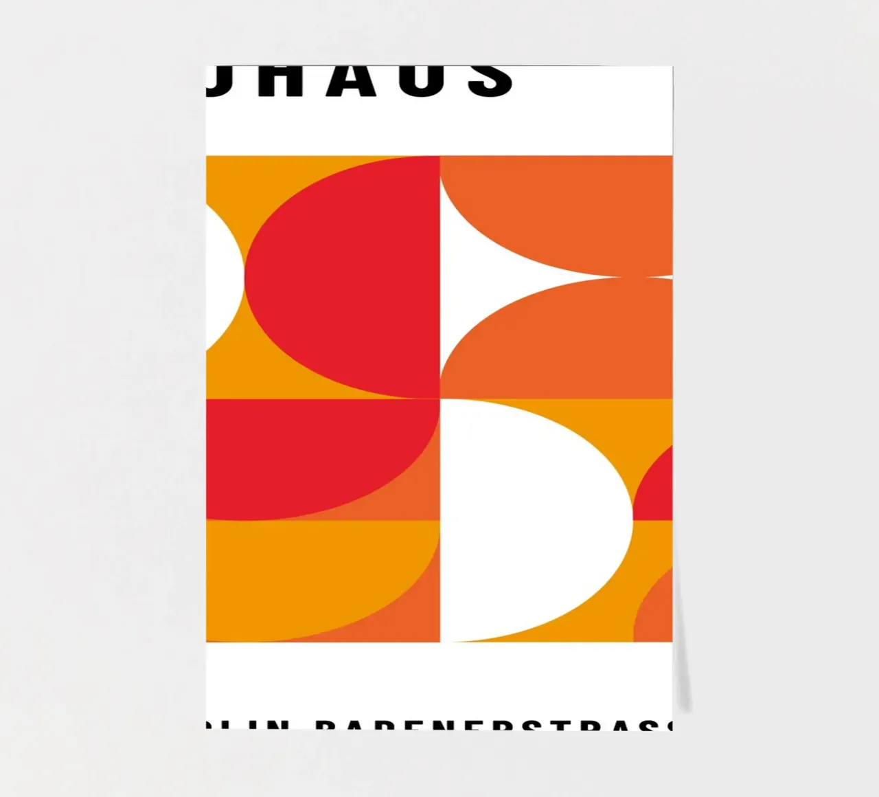 Bauhaus Geometric Print | Vibrant Abstract Design sticker sheet by NorwesClub