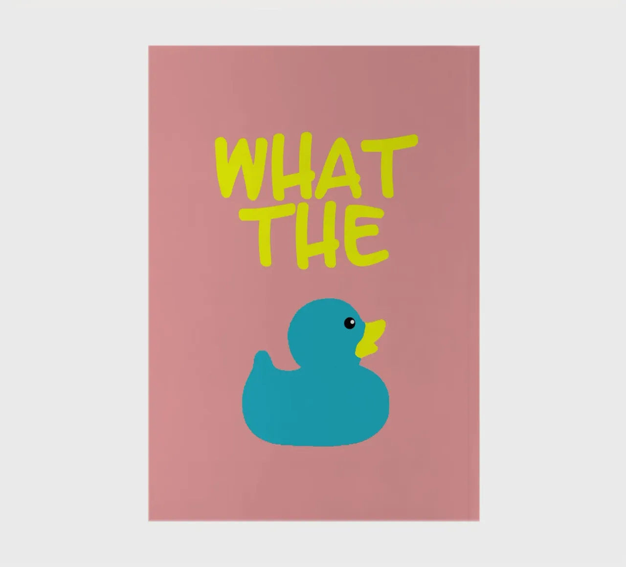 what the duck notebook by maramirage