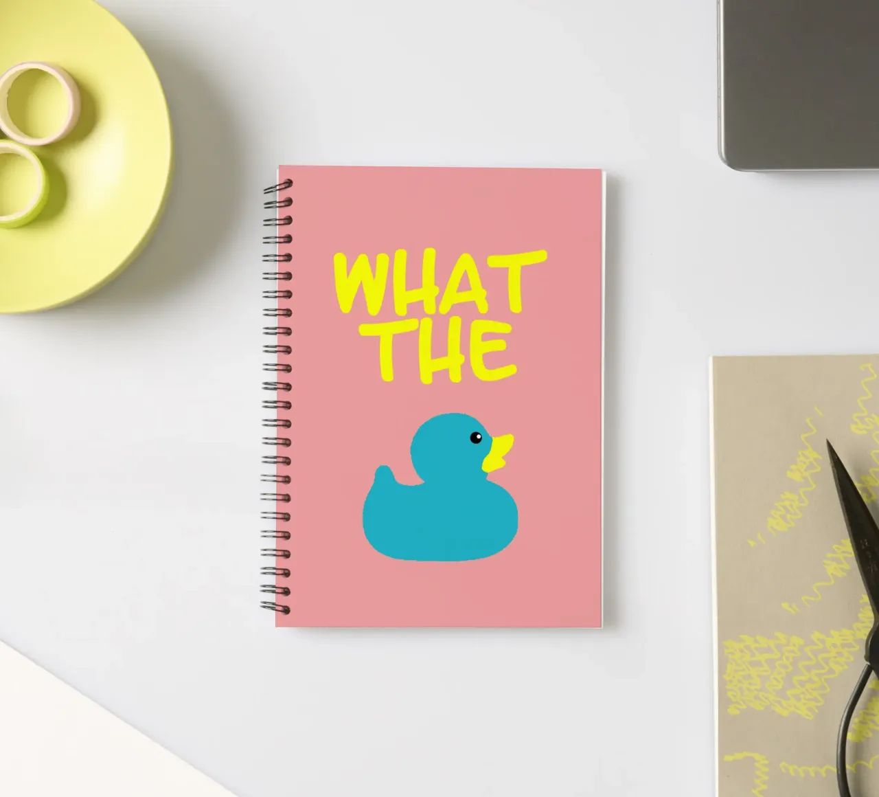 what the duck spiral notebook by maramirage