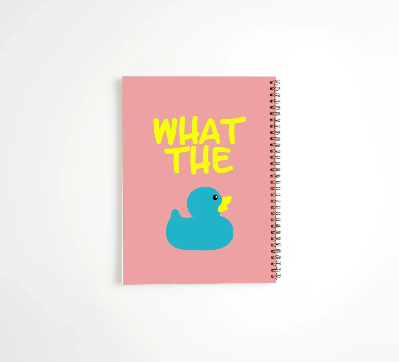 what the duck spiral notebook by maramirage