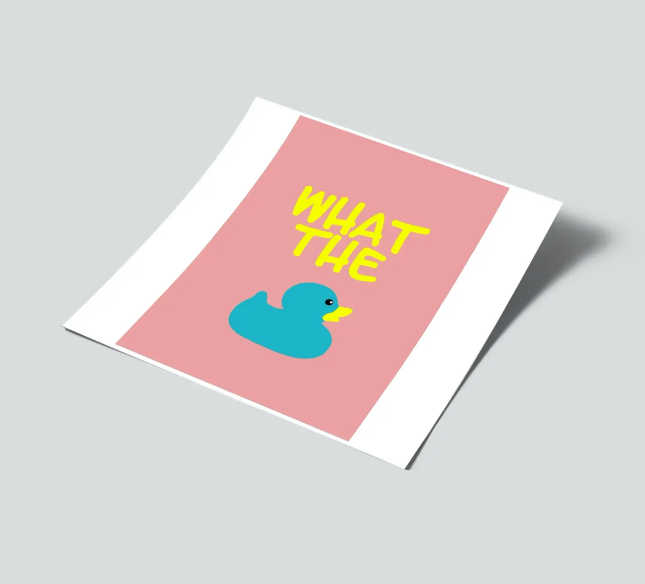 what the duck foglio adesivo da maramirage