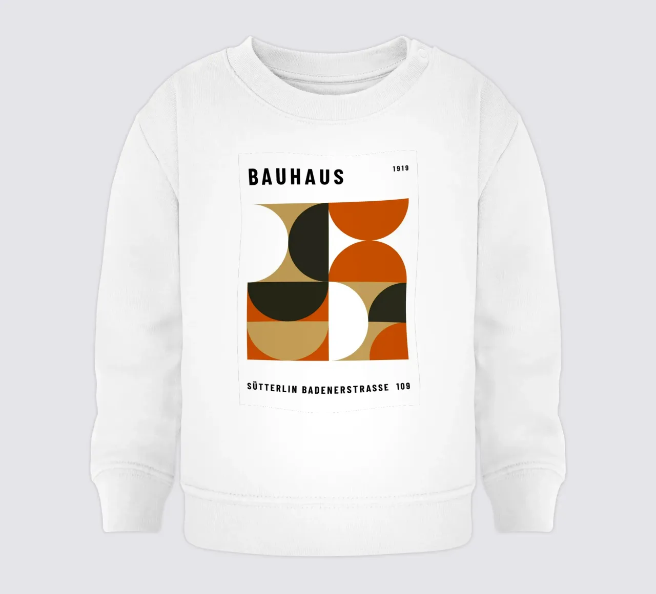 Bauhaus Geometric Pattern | Abstract Design Print sudadera de bebé de NorwesClub