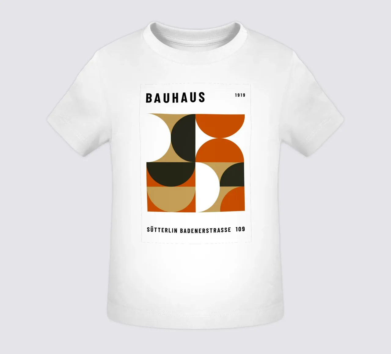 Bauhaus Geometric Pattern | Abstract Design Print camiseta de bebé de NorwesClub