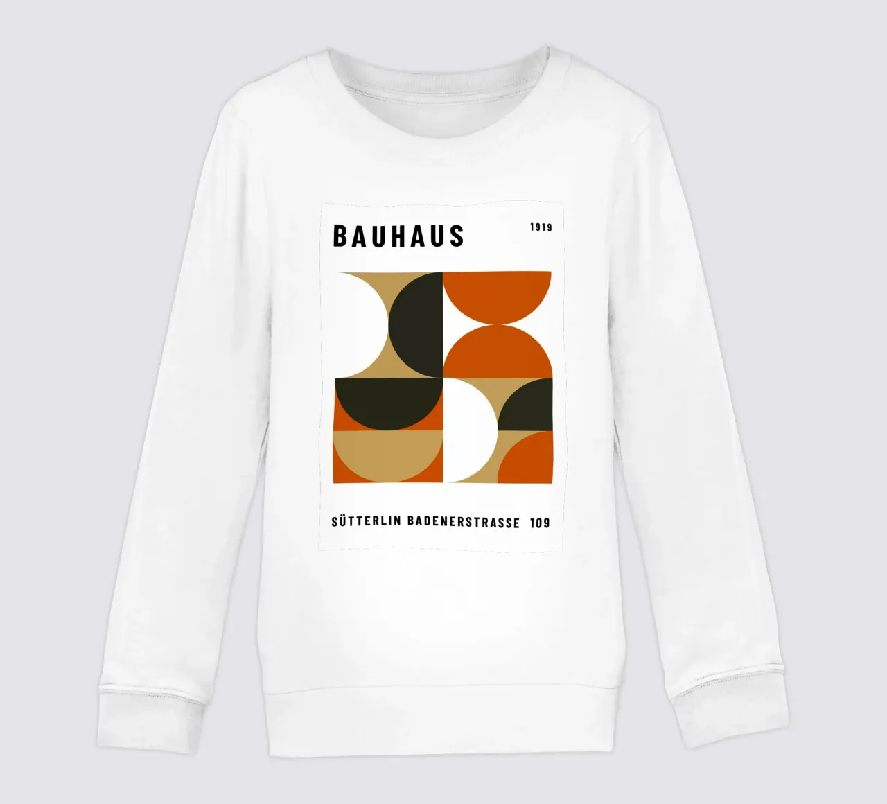 Bauhaus Geometric Pattern | Abstract Design Print sudadera para niño de NorwesClub