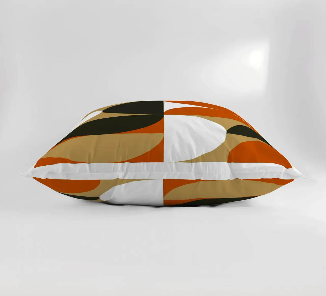 Bauhaus Geometric Pattern | Abstract Design Print decorative cushion by NorwesClub