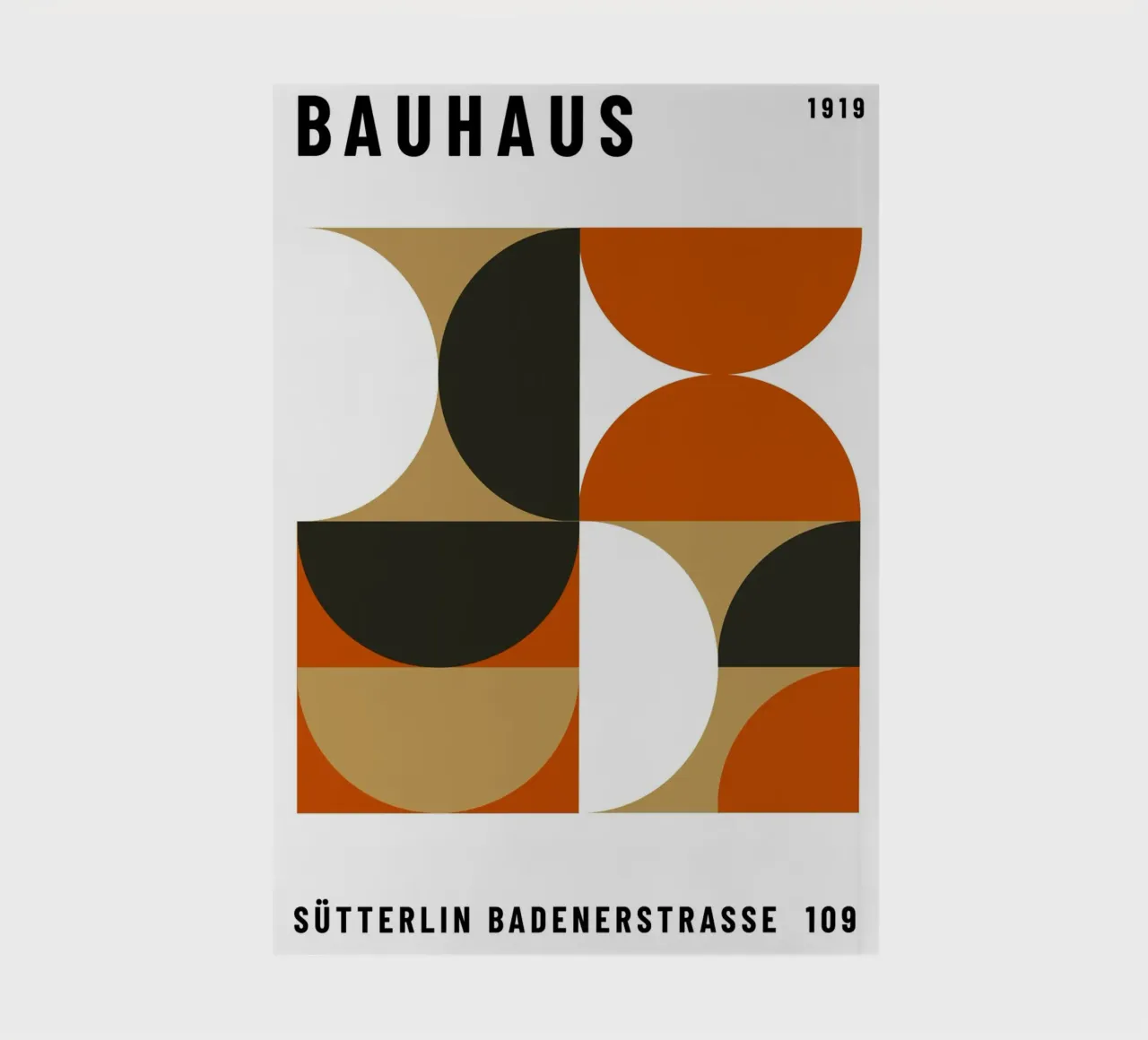 Bauhaus Geometric Pattern | Abstract Design Print notebook by NorwesClub