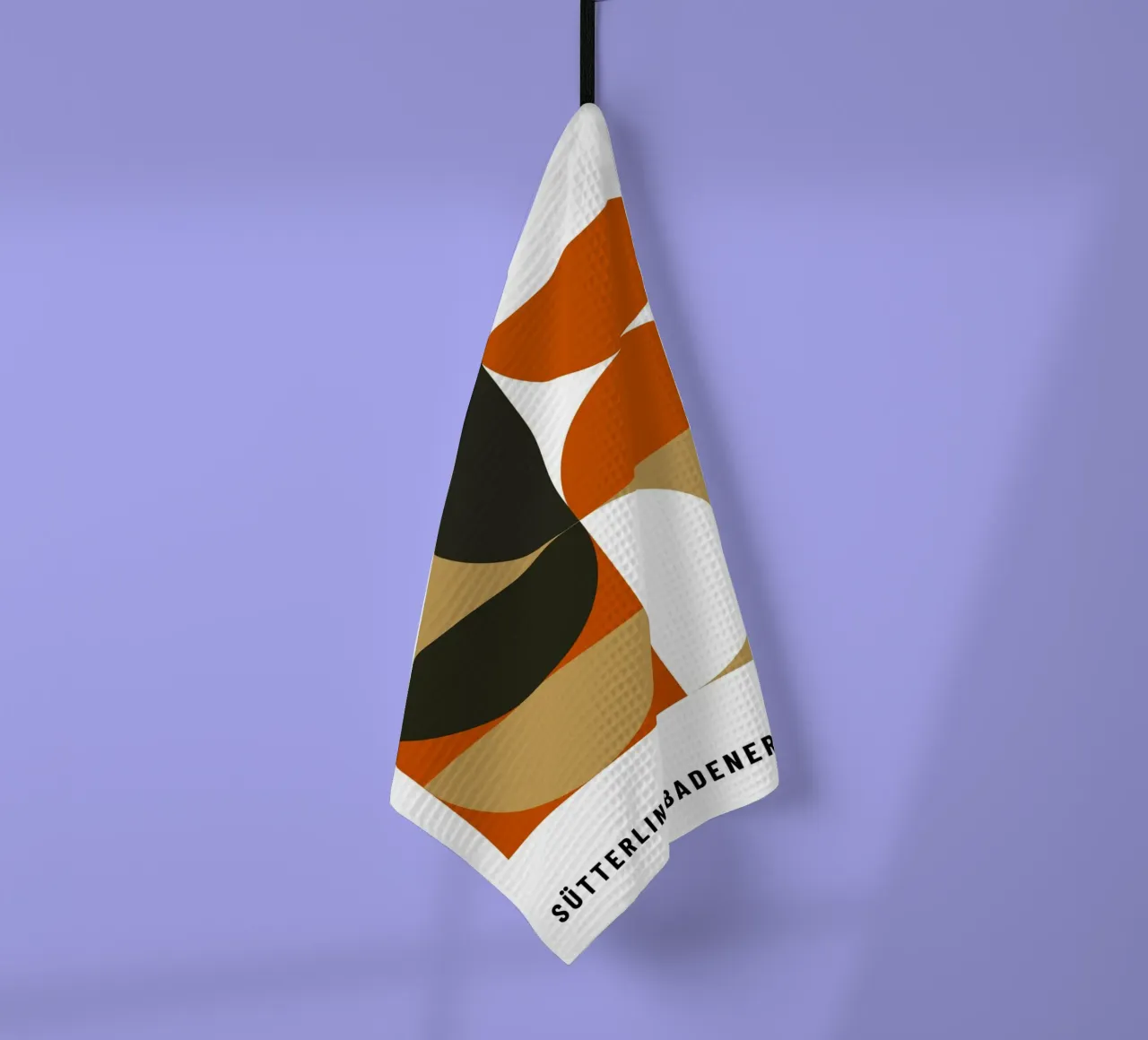 Bauhaus Geometric Pattern | Abstract Design Print torchon de NorwesClub