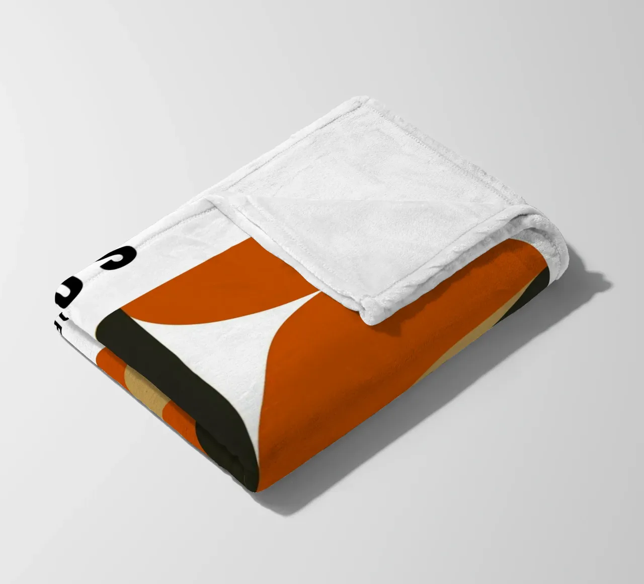 Bauhaus Geometric Pattern | Abstract Design Print fleece blanket by NorwesClub