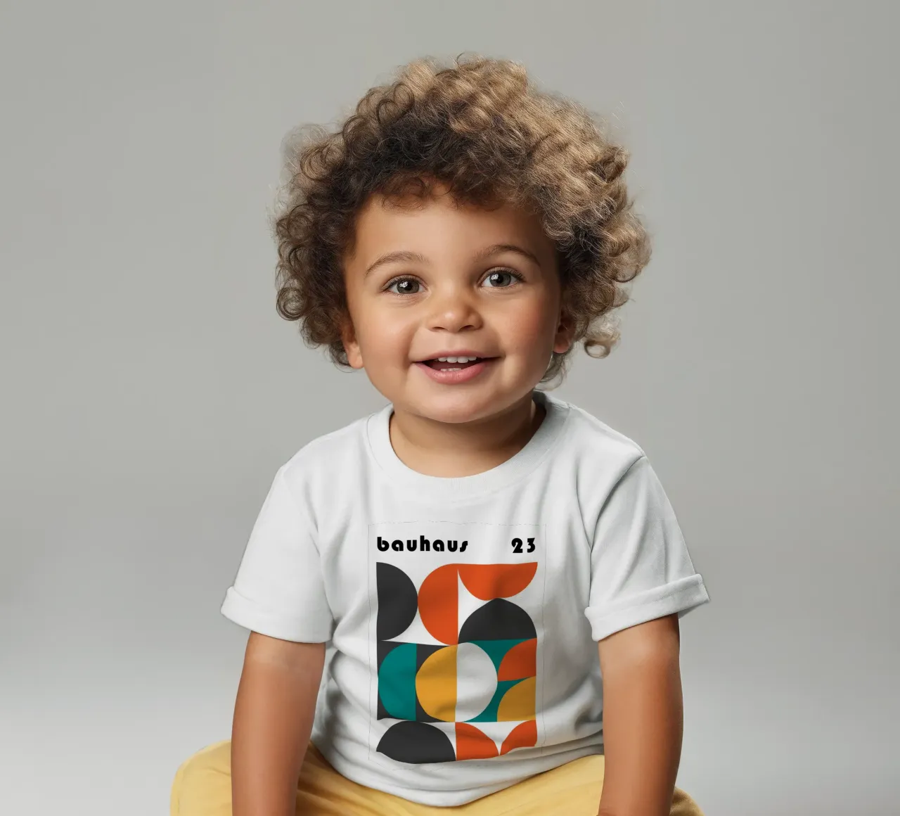 Bauhaus Geometric 1923 | Abstract Design Print baby t-shirt by NorwesClub