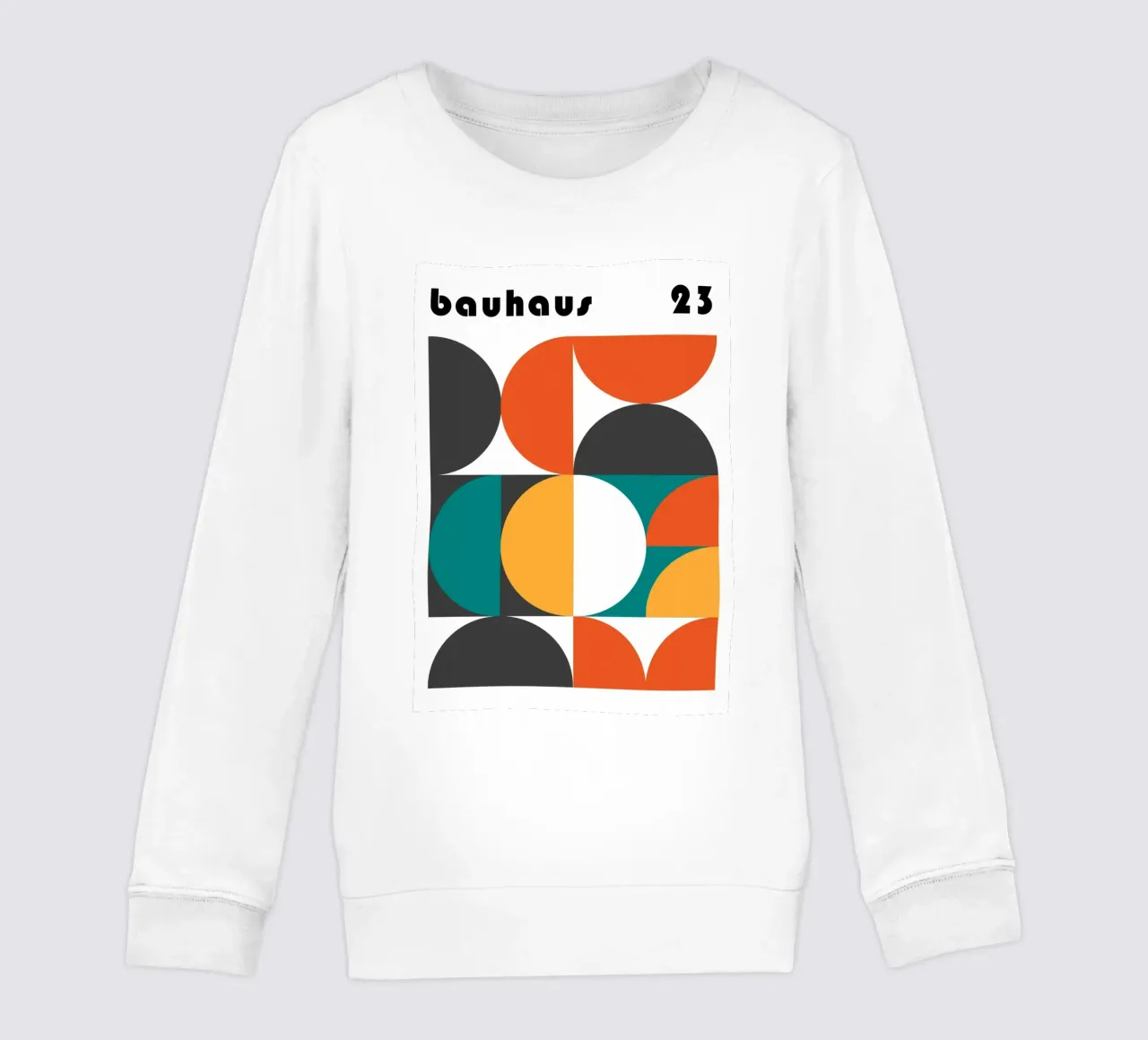 Bauhaus Geometrisch 1923 | Abstraktes Design Druck Kinder Sweatshirt von NorwesClub