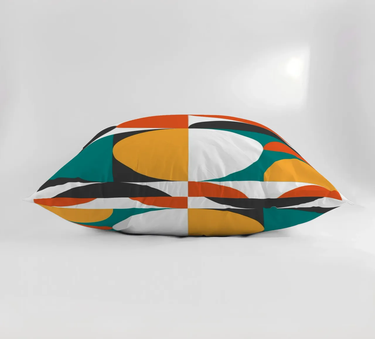 Bauhaus Geometric 1923 | Abstract Design Print decorative cushion by NorwesClub